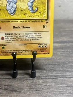 Onix 084/130 Base Set 2 Regular Common-Vintage-Pokemon TCG-Fast Shipping-LP/NM! - Image 5