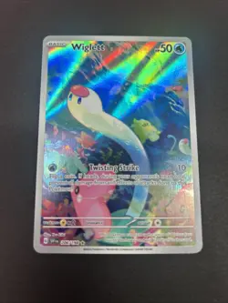 Wiglett Pokemon • Illustration Rare • 206/198 Scarlet & Violet Base Set - Image 1