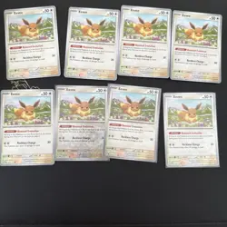 Eevee 074/131 × 8 Reverse Holo Bundle Pokemon TCG - Image 1