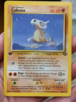 Pokemon TCG Cubone Jungle First Edition 50/64 - Image 1