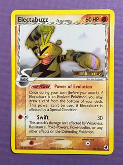 2006 Pokemon EX Electabuzz 29/101 Rev. Foil Holo Dragon Frontiers Near Mint RAW - Image 1