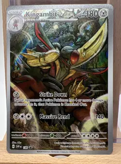 Pokemon Kingambit SVP 130 Scarlet & Violet Holo Black Star Promo NM - Image 1