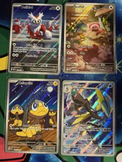 Pokemon TCG Mega Evolutions Illustration Rare Lot of 4! Near Mint Intelleon - Image 1
