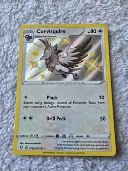 Corvisquire SV102/SV122 Pokemon TCG Shining Fates: Shiny Vault LP - Image 1