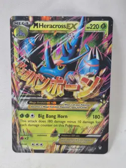 Pokemon TCG Mega M Heracross EX 5/111 XY Furious Fists (LP) - Image 1