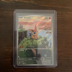Pokemon Victini 208 Black Star Promo Black and White Scarlet and Violet TCG - Image 1