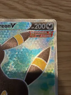 Pokemon TCG Umbreon V (Full Art) 188/203 SWSH07 Evolving Skies NM or better - Image 4
