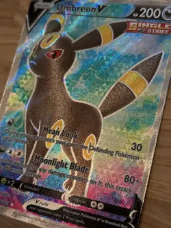 Pokemon TCG Umbreon V (Full Art) 188/203 SWSH07 Evolving Skies NM or better - Image 5