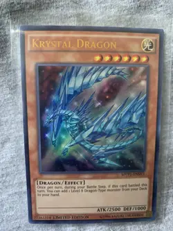 Yu-Gi-Oh! TCG Krystal Dragon The Dark Side of Dimensions Movie Pack Secret... - Image 1
