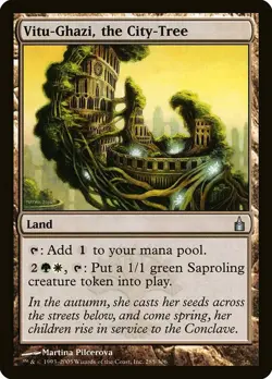 (2x) VITU-GHAZI, THE CITY-TREE - Ravnica - MTG Magic the Gathering Card - Image 1