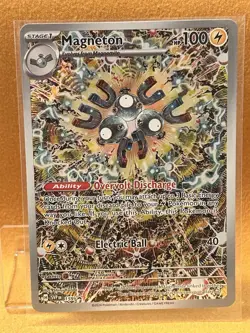 Pokemon TCG Magneton SVP 159 Surging Sparks Promo Card NM Condition - Image 1