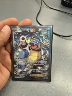 Pokemon TCG Card - Blastoise EX XY122 Black Star Promo Full Art XY Holo Rare - Image 1