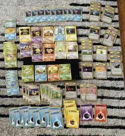 Vintage Base Set Japanese Pokemon Card Lot Most LP - Image 1