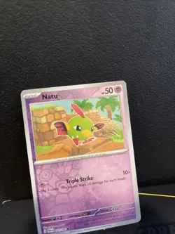 Natu 71/182 Reverse Holo Paradox Rift Pokemon TCG Card NM - Image 3