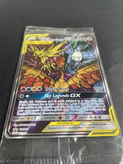Moltres Zapdos Articuno GX Tag Team SM210 Pokemon Card Black Star Promo - Image 2