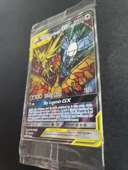 Moltres Zapdos Articuno GX Tag Team SM210 Pokemon Card Black Star Promo - Image 3
