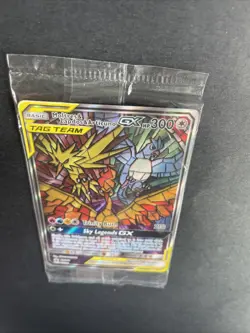 Moltres Zapdos Articuno GX Tag Team SM210 Pokemon Card Black Star Promo - Image 5