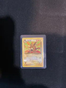 1999 Pokemon Raichu Holo 90 HP Base Set / Fossil - Rare Vintage TCG Card - Image 1