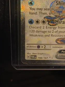 Pokemon TCG Twilight Masquerade Greninja EX 198/167 Ultra Rare Card NM Condition - Image 3