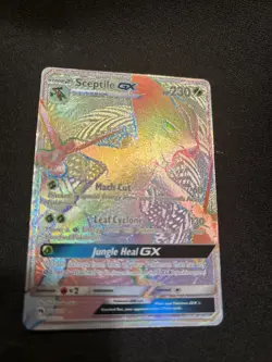 Pokemon TCG Sceptile GX Lost Thunder Holo Card 216/214 Secret Ultra Rare - Image 1