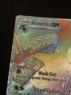 Pokemon TCG Sceptile GX Lost Thunder Holo Card 216/214 Secret Ultra Rare - Image 4