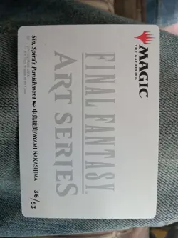 #36 Sin, Spira's Punishment 36/53 Final Fantasy Art Series MTG Card MINT!! - Image 2