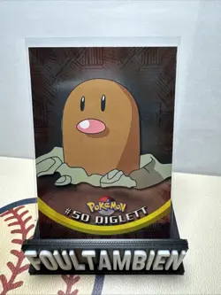 Topps Pokemon Tv Animation Series Diglett Foil Card - Image 1