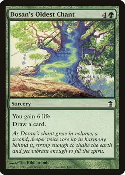(1x) DOSAN'S OLDEST CHANT - Saviors of Kamigawa - MTG Magic the Gathering Card - Image 1