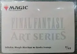 Stiltzkin, Moogle Merchant (Art Series) #3/53 Final Fantasy MTG Near Mint - Image 2