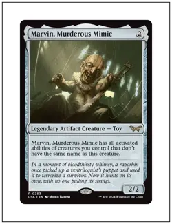 1x Marvin, Murderous Mimic, Magic the Gathering MTG NM - Image 1