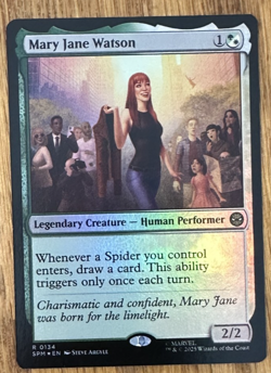 MTG Marvel Spider-Man, Mary Jane Watson - Foil - Image 1