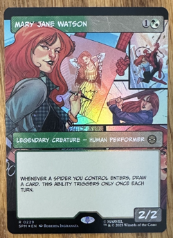 MTG Marvel Spider-Man, Mary Jane Watson - Borderless Foil - Image 1
