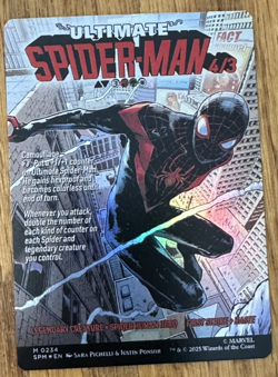 MTG Marvel Spider-Man, Miles Morales / Ultimate Spider-Man 0234 -Borderless Foil - Image 2