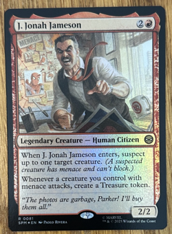 MTG Marvel Spider-Man, J. Jonah Jameson - Foil - Image 1