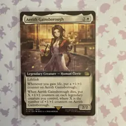AERITH GAINSBOROUGH (Extended Art) 0423 (Non Foil) Final Fantasy FIN MTG - Image 1