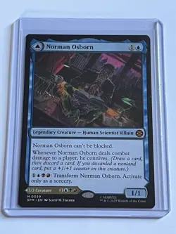 Norman Osborn Green Goblin 39 MTG Spider-Man 2025 Near Mint Non Foil Mythic Rare - Image 1