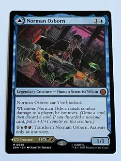 Norman Osborn Green Goblin 39 MTG Spider-Man 2025 Near Mint Non Foil Mythic Rare - Image 5