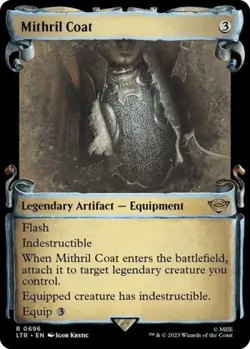 MTG English Mithril Coat (Showcase Scrolls) NM Normal - Image 1