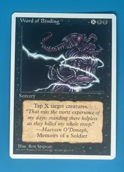 Mtg Word of Binding 4th Edition Regular - Image 1