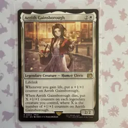 Aerith Gainsborough 0004 Final Fantasy Regular non foil MTG - Image 1