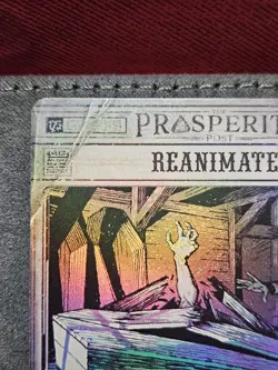 MTG - Reanimate - 0018 - Outlaws of Thunder Junction: Breaking News NM FOIL - Image 5