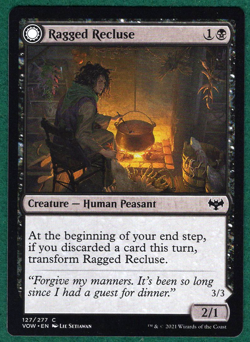 Ragged Recluse - Innistrad: Crimson Vow #127 - Magic: The Gathering MTG Card - Image 1
