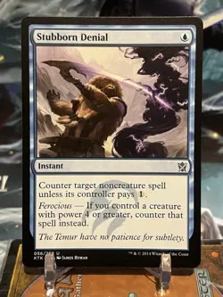 MTG | Stubborn Denial [Khans Of Tarkir] NF - Image 1
