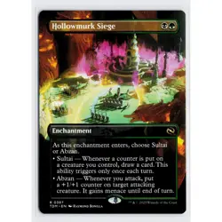 Hollowmurk Siege BORDERLESS NM/M Tarkir Dragonstorm MTG Magic Card - Image 1