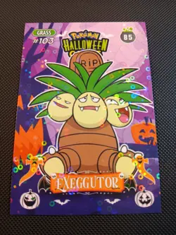 Pokemon 2025 DKV Collectoons Set Halloween Exeggutor 85 Circle Holo Peru - Image 1