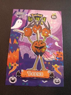Pokemon 2025 DKV Collectoons Set Halloween Dodrio 84 Circle Holo Peru - Image 1