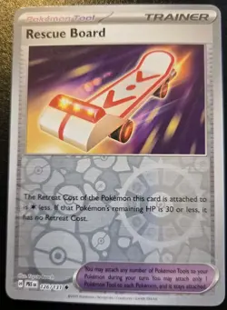 Rescue Board 126/131 Reverse Holo Uncommon Prismatic Evolutions Pokemon TCG - Image 1
