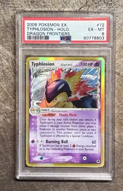 Pokemon TCG - 2006 EX Dragon Frontiers Typhlosion 12/101 PSA 6 - Image 1