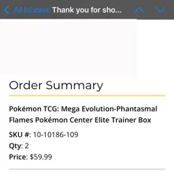 2x PRESALE Pokemon Center ETB Mega Evolution Phantasmal Flames Elite Trainer Box - Image 3