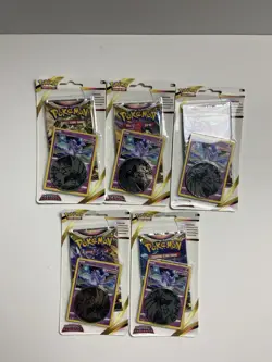 Lot of 5: Pokemon TCG Sword and Shield Astral Radiance Booster Pack Promo Coin - Image 1